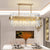 Modern Oval Shape LED Crystal Chandelier
