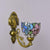 stained glass sconce light