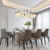 Modern Chandelier Clear Crystal Stainless Steel Lighting Fixture For Bedroom