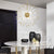 Star Burst Modern Chandelier Golden Metal Crystal Glass LED Bulbs decorative lighting