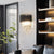 Modern Black Gold Metal LED Crystal Wall Light For Wall Corner