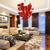 Modern Art Craft Handmade DIY Lily Shape Glass Chandelier LED Pendant Lamp Decoration for hotel loby