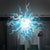 Hand Blown Glass Chandelier Venetian glass For Bedroom