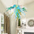 Dale Chihuly Like Glass Chandlier Affordable
