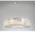 Modern Chandelier Stainless steel Clear Glass LED Bulbs For Living Room And Dining Room-Longree