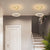 Modern Ceiling Light Round LED In Circle Flush Mount Remote Control For Home Decor