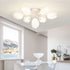 Modern Tulip 7 Lights Chandelier In White Color