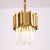 Modern Chandelier Stainless Steel Crystal Pendants For living Dining Room