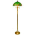 Antique Floor Lamp Tiffany Style Stained Glass Lamp Shade