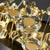 Modern Chandelier Crystal Diamond Glass With Golden Metal LED Lights For Home Decor