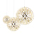 Modern Knob switch LED Sparkle Firework Sphere Suspension Lighting For Hotel 