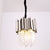 Modern Chandelier Stainless Steel Crystal Pendants For living Dining Room