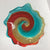 Hand Blown Murano Glass Wall Plates Wall Flowers Wall Decor for Wall Decoration