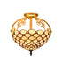 Pendant Light Tiffany Style Stained Glass For Entrance Aisle