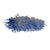 Chihuly faux blue blown glass chandelier.jpg