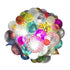 Blown Glass Bubbles Chandelier Colorful Sculpture