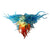 hand blown glass chandelier Chihuly glass.jpg