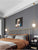 Modern Pendant Light Metal Frame Milk White Opal Glass Lampshade For Decor