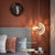 Creative Rotatable Suspension Lighting Ring Shape Acrylic Crystal Lampshade Decorative Lighting