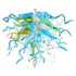 Blown Glass Chandelier Colorful Chihuly Style Art Decor