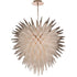 Ice Cone Chihuly Style Blown Glass Chandelier Weeping Pine Shape