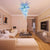 Luxury Blown Glass Chandelier Murano Style Multi Colors