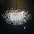 Blown Glass Chandelier Clear Color Art Home Decor