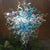 Blown Glass Chandelier Chihuly Style Art Decor
