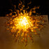 Golden Sun Rising Chihuly Style Chandelier Art Lighting