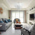 Blown Glass Chandelier White Home Decor Pendant Light