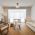 Modern Ceiling Light Industrial Style Clear Glass Lampshade