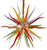 Blown Murano Glass Chandelier Multi-color Chihuly Style