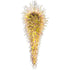 Murano Glass Chandelier Extra Large Size Chihuly Style Lemon Green And Violet