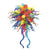 Chihuly like hand blown glass chandelier