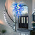 Sky And Cloud Chihuly Style Chandelier Blue And Clear White Colors