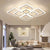Modern Ceiling Light LED Acrylic Strip With Remote Control Dimmable