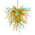 Blown Glass Chandelier Multi-color Chihuly Style