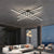 Modern Matrix LED Flush Mount Geometric Ceiling Light for sale