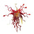 Chihuly Style Colored Glass Wall Light LED Bulbs Hand Blown Glass