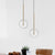 Nordic Clear Glass Bubble LED For Bedroom