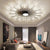 Modern Chandelier Firework Look Semi Flush With Magic Wand LED