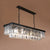 Modern Chandelier Tiered Round Crystal