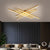 Modern Matrix LED Flush Mount Geometric Ceiling Light for study