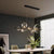 Modern Chandelier Nordic Glass Globe Island Light With Circle LED Home Decor