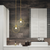 Personality Pendant Lamp Gold Ring Frame Opal Frosted Glass Lampshade Hanging Lamp For bathroom