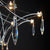 Crystal Pendant LED Hanging Lighting For Bedroom