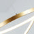 Popular Chandelier Tiers Ring Circles LED Lighting Fixture