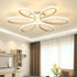 Modern Chandelier Flower Shape Geometric LED Strip
