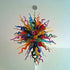 Blown Glass Chandelier Chihuly Style Colorful Murano Glass Sculpture