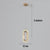 Modern Pendant Light Oval Or Ring Shape Acrylic Crystal Lampshade